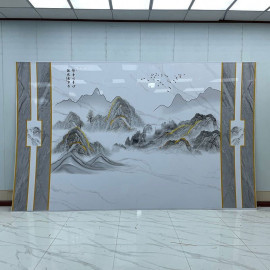 3D Декор Мрамор для ТВ Зона